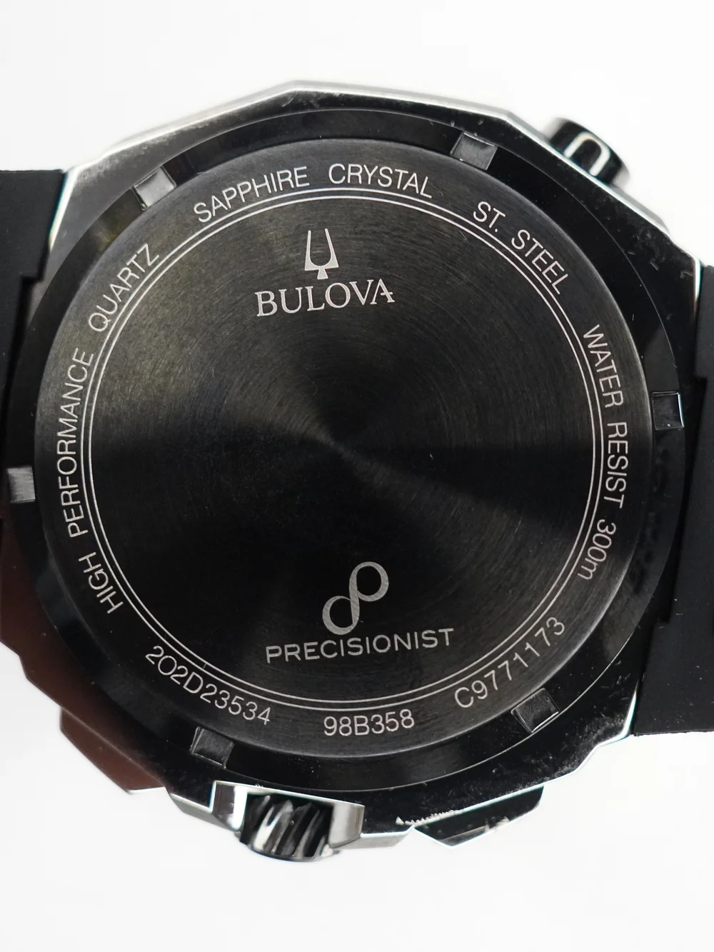 Bulova Series X 98B358 Precisionist 262kHz Quartz Chronograph 300M Watch